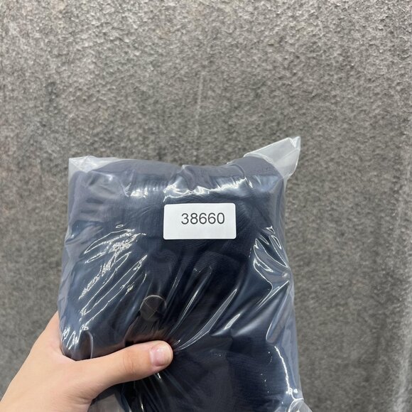 LL Bean Sweater Mens XL Navy Lambswool Cardigan V Neck Button Pockets Warm Knit - Picture 10 of 10